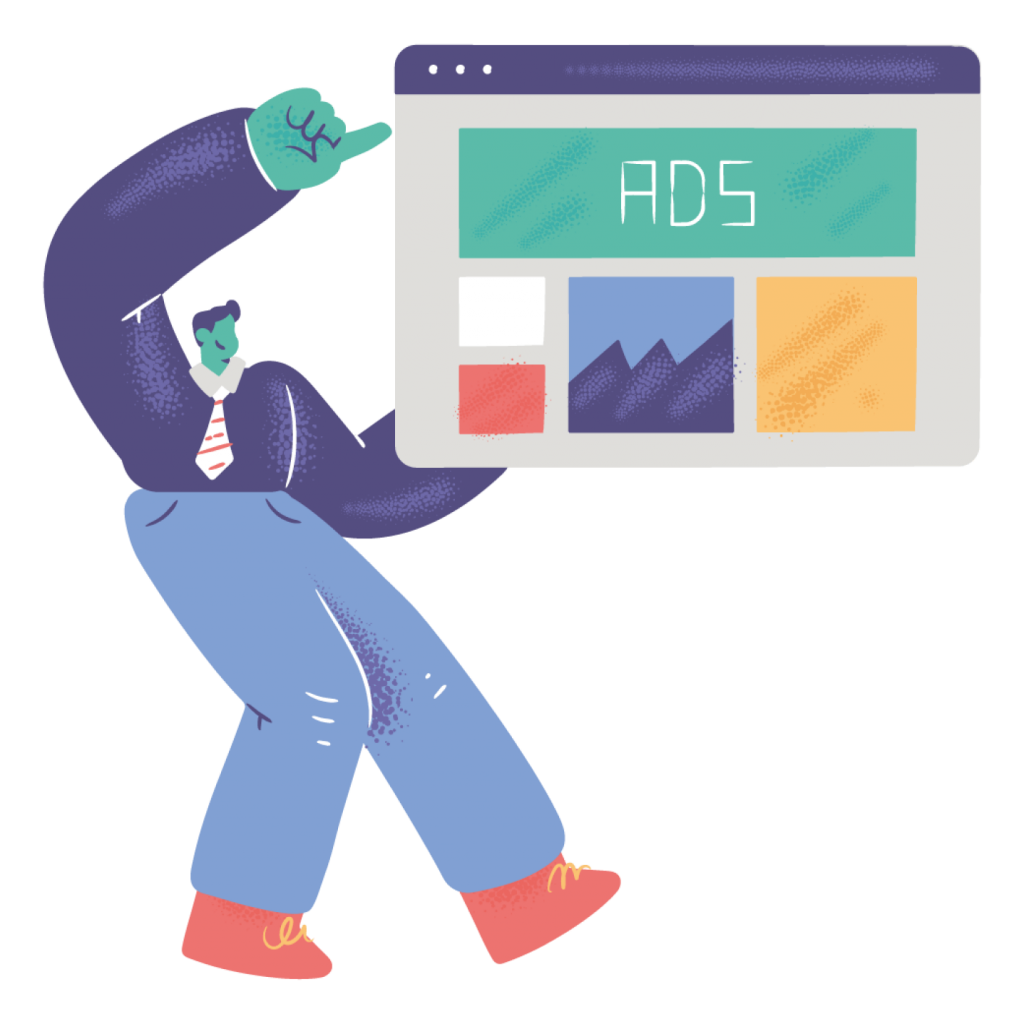 web development _ website, webpage, browser, ad, advertisement, man, people